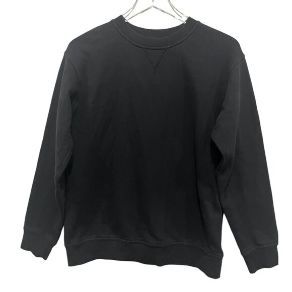 Lululemon Men's City Sweat Crew Black Size M Solid Pullover - Picture 4 of 10
